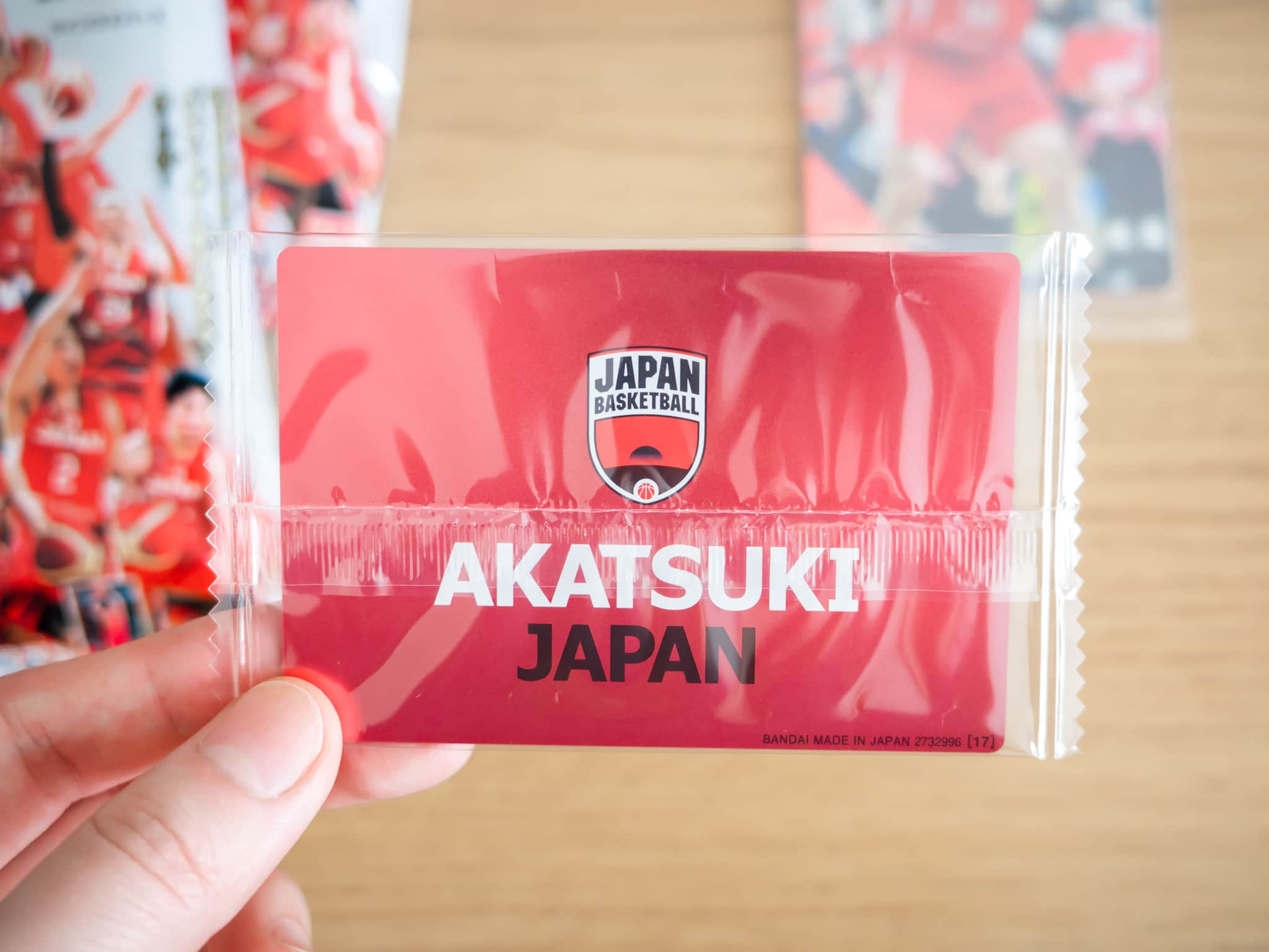 AKATSUKI JAPAN ウエハース 裏面