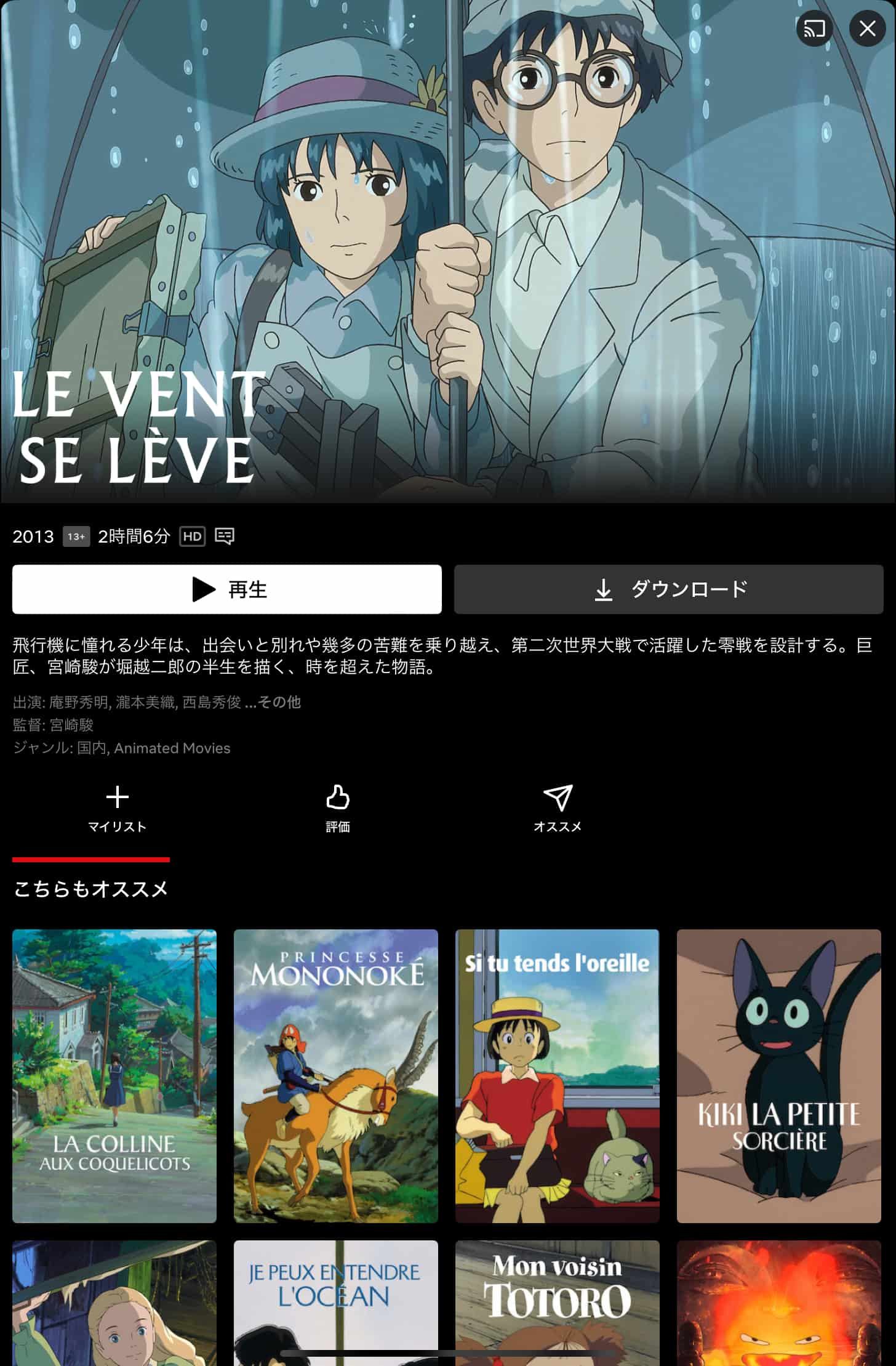 Netflix ジブリ