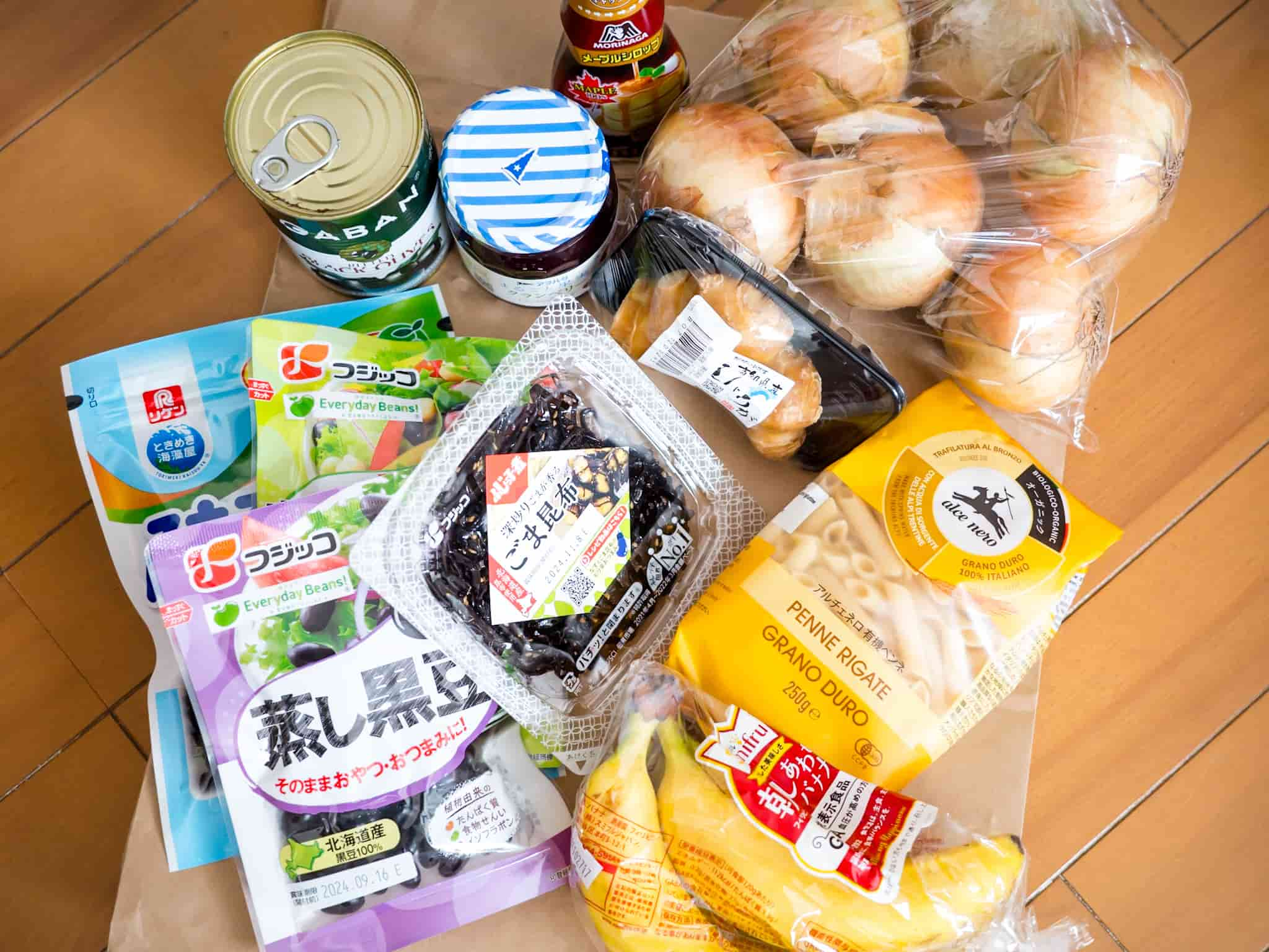 Amazonフレッシュで買った食品