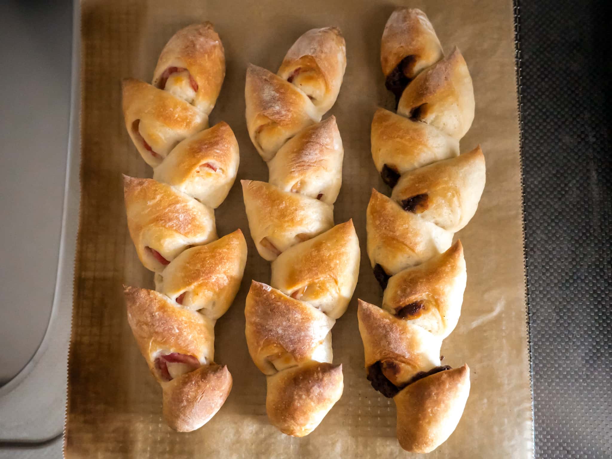 ベーコンエピ 焼き上がり