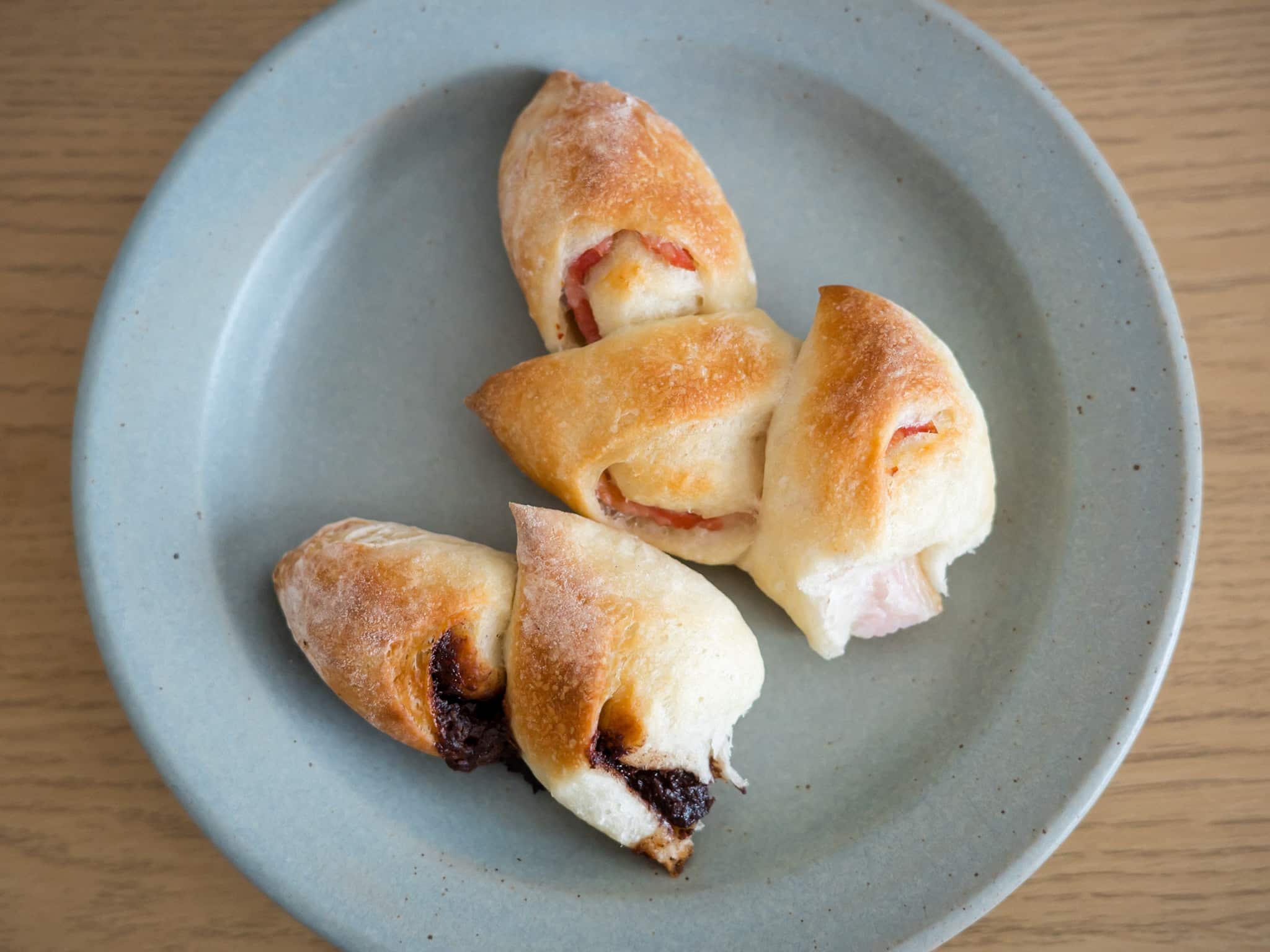 ベーコンエピ 焼き上がり